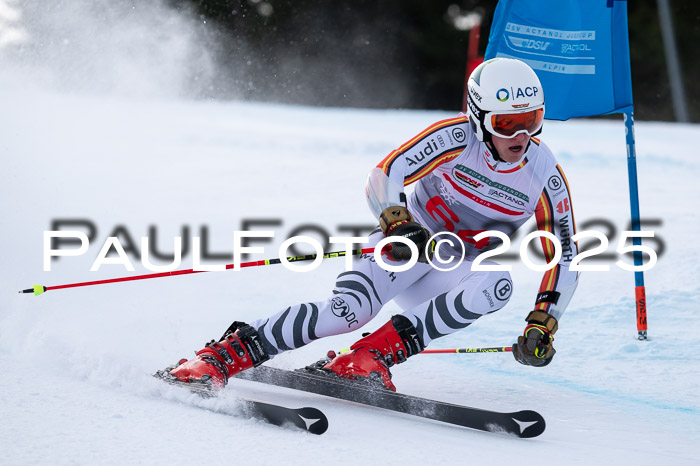 FIS Riesenslalom, Damen + Herren, Deutsche Jugendmeistersachaft 24.01.2025