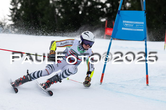 FIS Riesenslalom, Damen + Herren, Deutsche Jugendmeistersachaft 24.01.2025