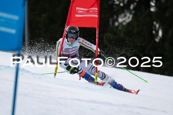 FIS Riesenslalom, Damen + Herren, Deutsche Jugendmeistersachaft 24.01.2025