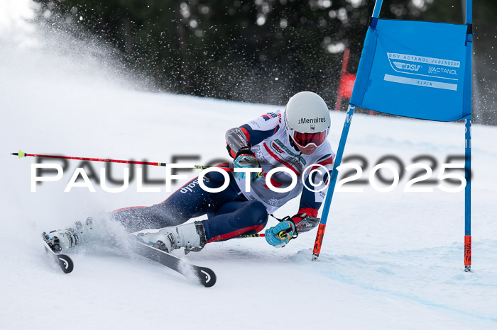 FIS Riesenslalom, Damen + Herren, Deutsche Jugendmeistersachaft 24.01.2025