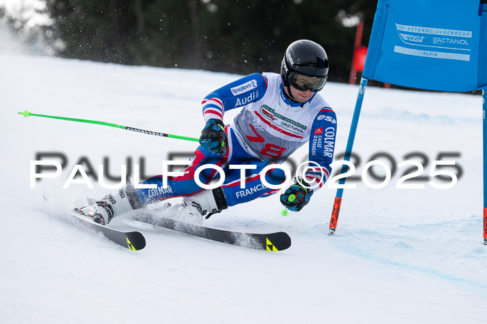 FIS Riesenslalom, Damen + Herren, Deutsche Jugendmeistersachaft 24.01.2025