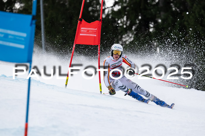 FIS Riesenslalom, Damen + Herren, Deutsche Jugendmeistersachaft 24.01.2025