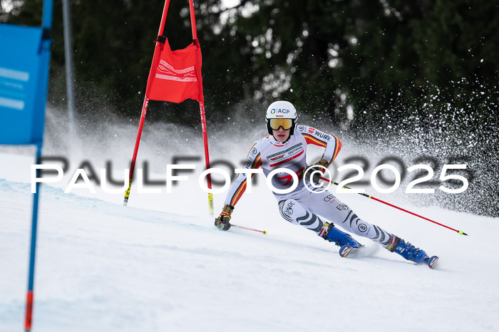 FIS Riesenslalom, Damen + Herren, Deutsche Jugendmeistersachaft 24.01.2025