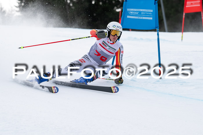 FIS Riesenslalom, Damen + Herren, Deutsche Jugendmeistersachaft 24.01.2025