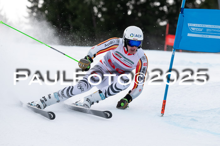 FIS Riesenslalom, Damen + Herren, Deutsche Jugendmeistersachaft 24.01.2025