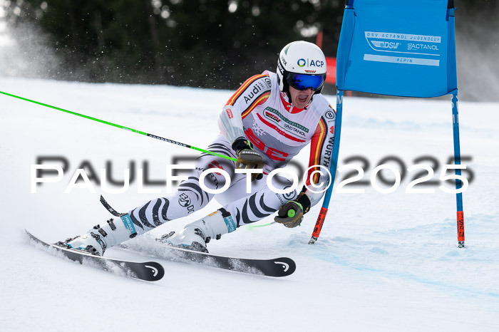 FIS Riesenslalom, Damen + Herren, Deutsche Jugendmeistersachaft 24.01.2025