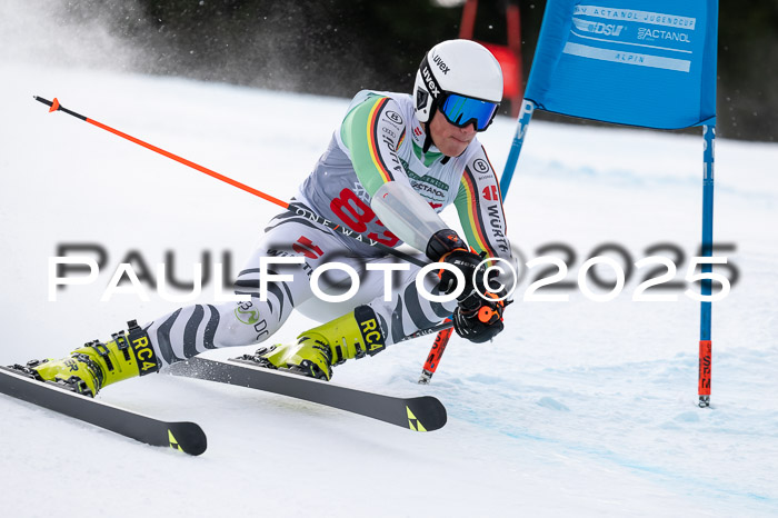 FIS Riesenslalom, Damen + Herren, Deutsche Jugendmeistersachaft 24.01.2025