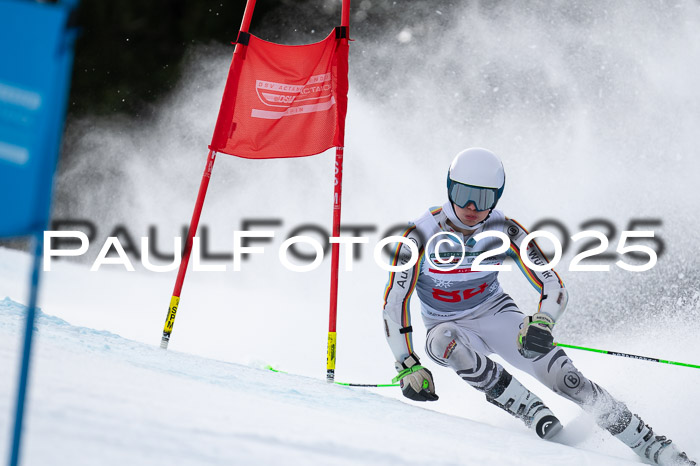 FIS Riesenslalom, Damen + Herren, Deutsche Jugendmeistersachaft 24.01.2025