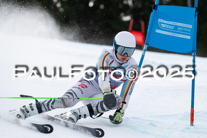 FIS Riesenslalom, Damen + Herren, Deutsche Jugendmeistersachaft 24.01.2025