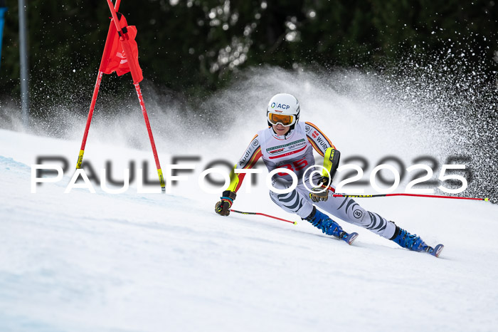 FIS Riesenslalom, Damen + Herren, Deutsche Jugendmeistersachaft 24.01.2025