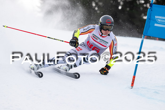 FIS Riesenslalom, Damen + Herren, Deutsche Jugendmeistersachaft 24.01.2025