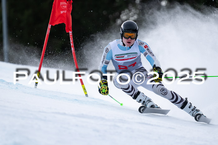 FIS Riesenslalom, Damen + Herren, Deutsche Jugendmeistersachaft 24.01.2025