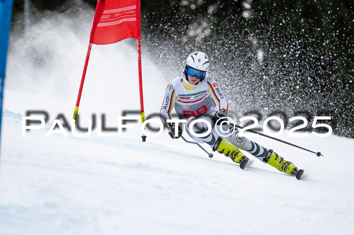 FIS Riesenslalom, Damen + Herren, Deutsche Jugendmeistersachaft 24.01.2025