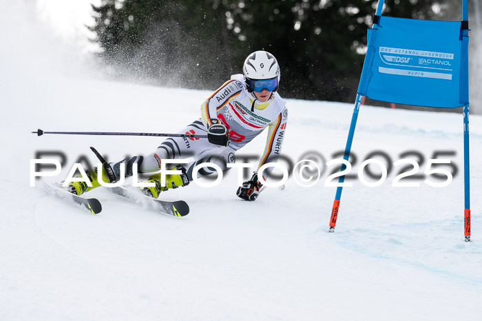 FIS Riesenslalom, Damen + Herren, Deutsche Jugendmeistersachaft 24.01.2025