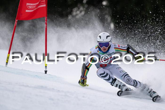 FIS Riesenslalom, Damen + Herren, Deutsche Jugendmeistersachaft 24.01.2025