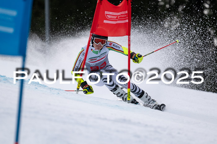 FIS Riesenslalom, Damen + Herren, Deutsche Jugendmeistersachaft 24.01.2025