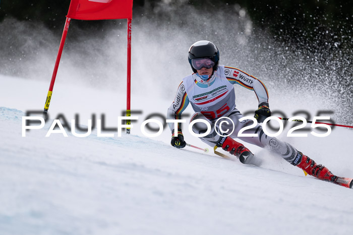 FIS Riesenslalom, Damen + Herren, Deutsche Jugendmeistersachaft 24.01.2025