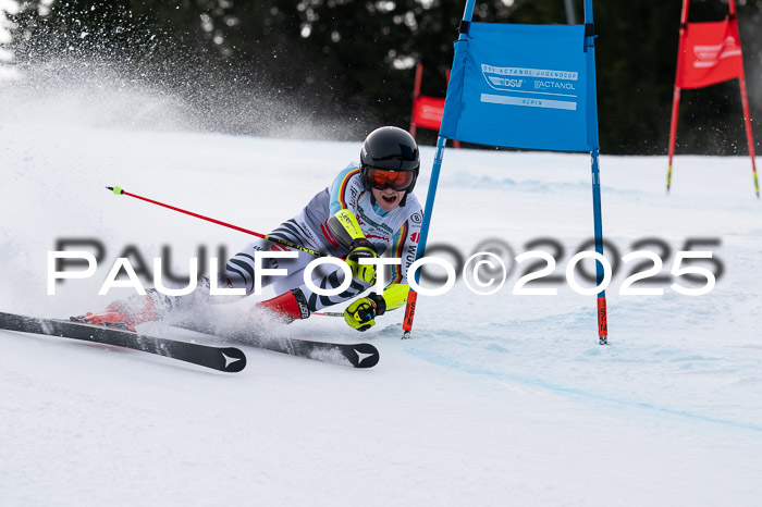 FIS Riesenslalom, Damen + Herren, Deutsche Jugendmeistersachaft 24.01.2025