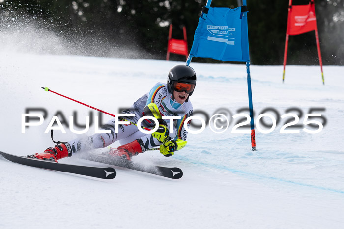 FIS Riesenslalom, Damen + Herren, Deutsche Jugendmeistersachaft 24.01.2025