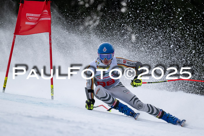 FIS Riesenslalom, Damen + Herren, Deutsche Jugendmeistersachaft 24.01.2025