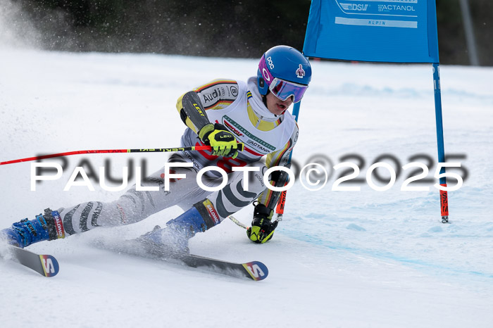 FIS Riesenslalom, Damen + Herren, Deutsche Jugendmeistersachaft 24.01.2025