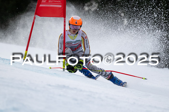 FIS Riesenslalom, Damen + Herren, Deutsche Jugendmeistersachaft 24.01.2025