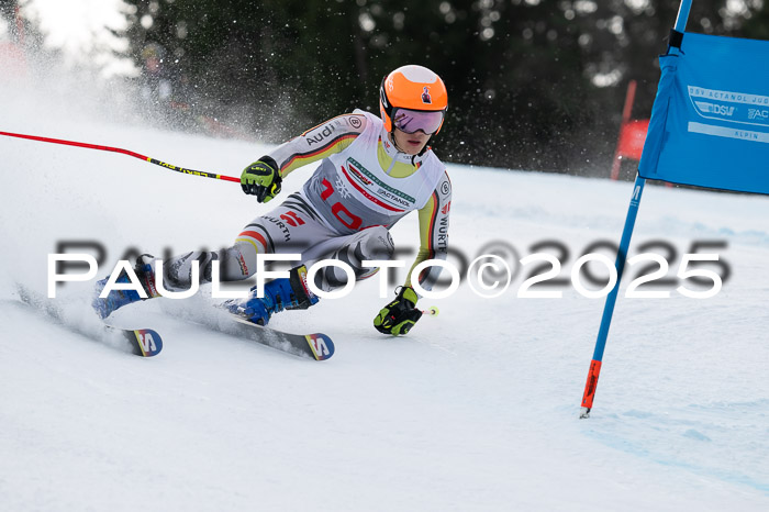 FIS Riesenslalom, Damen + Herren, Deutsche Jugendmeistersachaft 24.01.2025