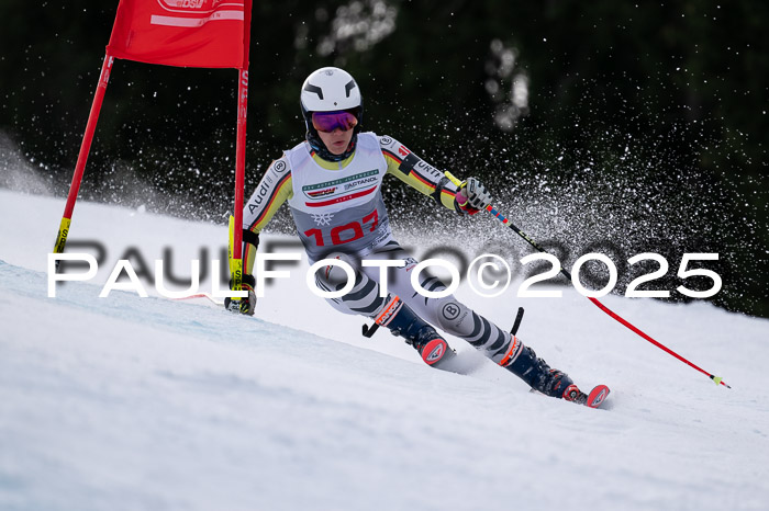 FIS Riesenslalom, Damen + Herren, Deutsche Jugendmeistersachaft 24.01.2025