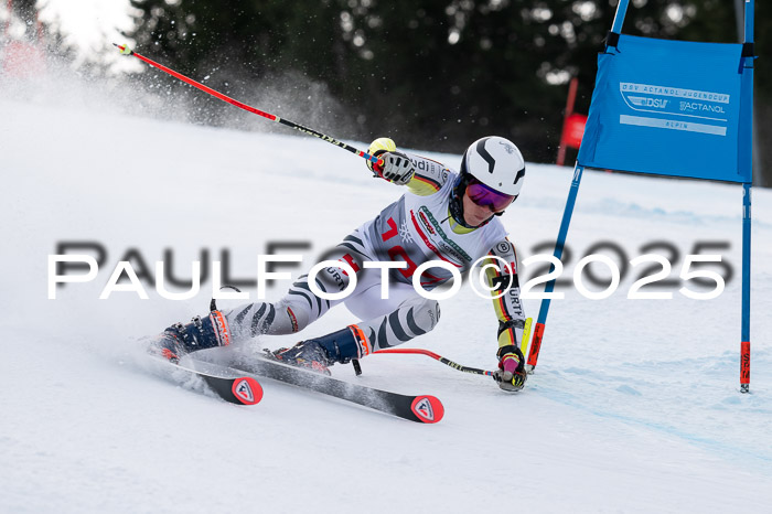 FIS Riesenslalom, Damen + Herren, Deutsche Jugendmeistersachaft 24.01.2025