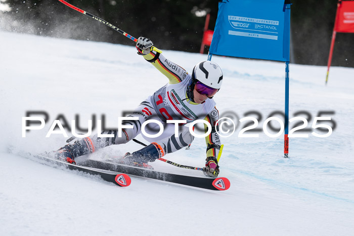 FIS Riesenslalom, Damen + Herren, Deutsche Jugendmeistersachaft 24.01.2025