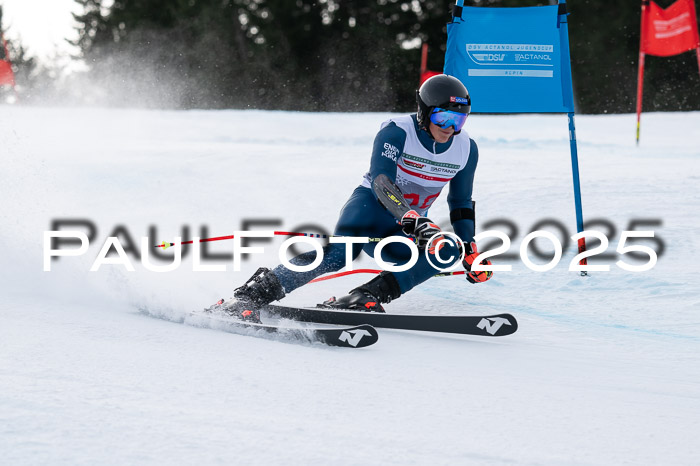 FIS Riesenslalom, Damen + Herren, Deutsche Jugendmeistersachaft 24.01.2025