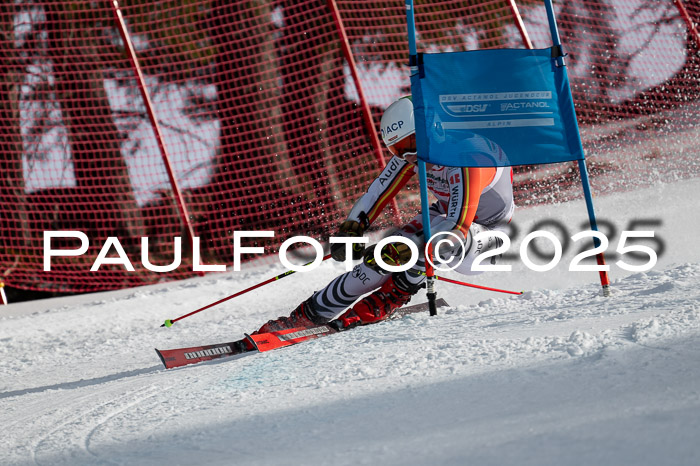 FIS Riesenslalom, Damen + Herren, Deutsche Jugendmeistersachaft 24.01.2025