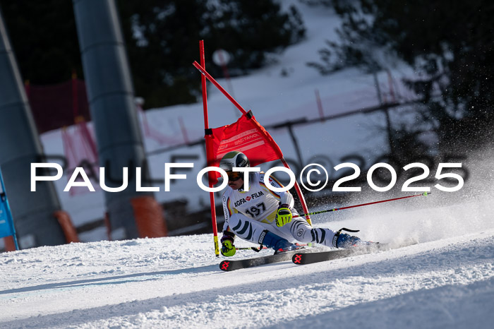 FIS Riesenslalom, Damen + Herren, Deutsche Jugendmeistersachaft 24.01.2025