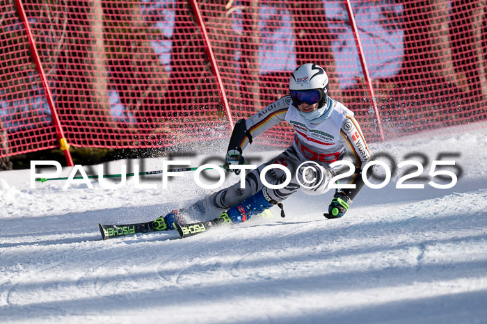 FIS Riesenslalom, Damen + Herren, Deutsche Jugendmeistersachaft 24.01.2025