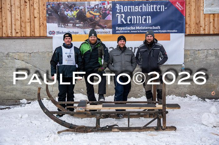 55. Hornschlittenrennen Partenkirchen, 06.01.2026