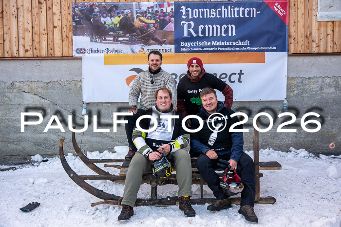 55. Hornschlittenrennen Partenkirchen, 06.01.2026