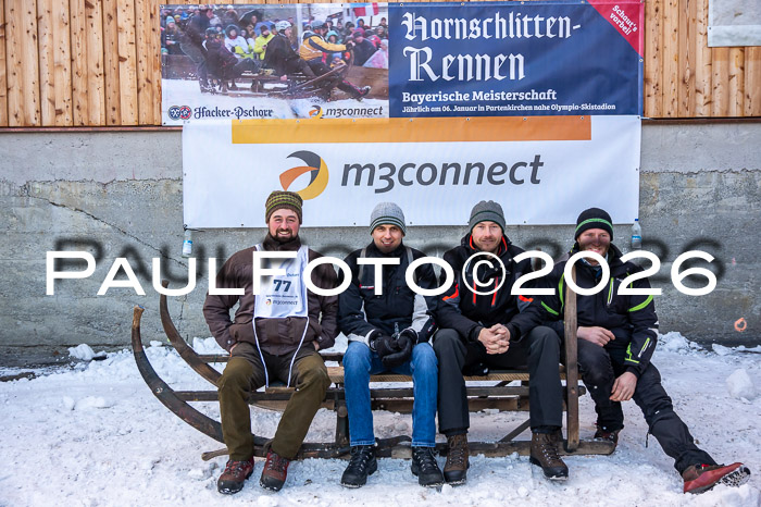 55. Hornschlittenrennen Partenkirchen, 06.01.2026