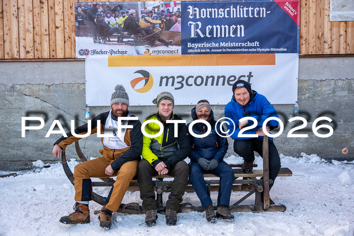 55. Hornschlittenrennen Partenkirchen, 06.01.2026