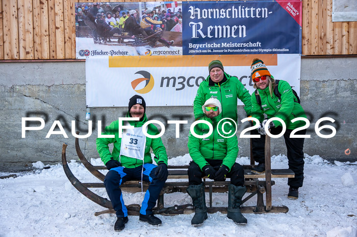 55. Hornschlittenrennen Partenkirchen, 06.01.2026