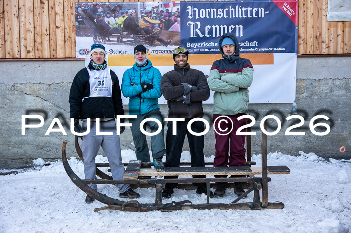 55. Hornschlittenrennen Partenkirchen, 06.01.2026