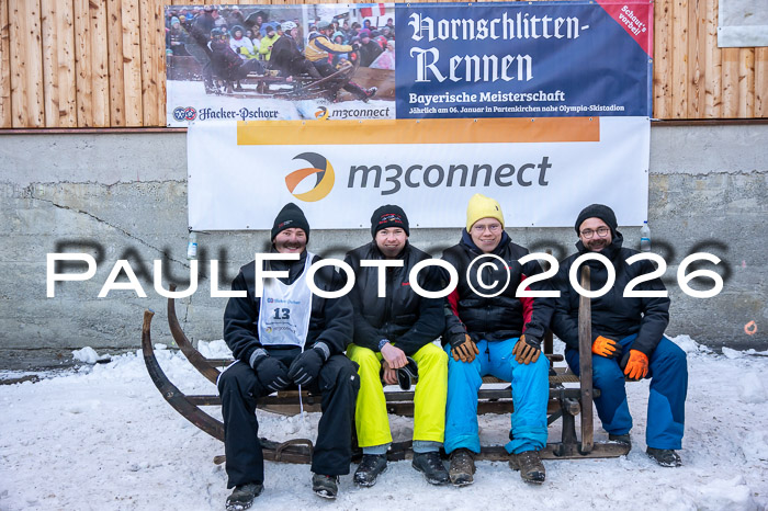 55. Hornschlittenrennen Partenkirchen, 06.01.2026