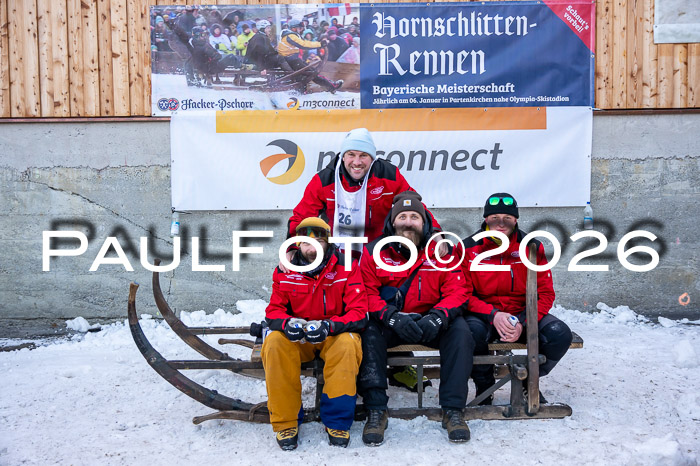 55. Hornschlittenrennen Partenkirchen, 06.01.2026