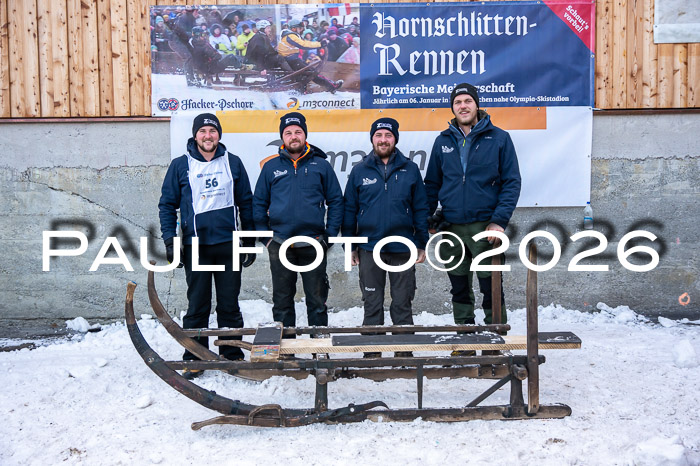 55. Hornschlittenrennen Partenkirchen, 06.01.2026
