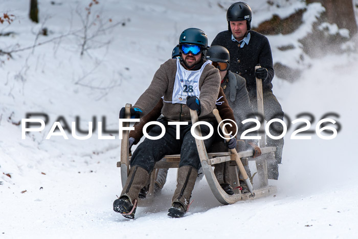 55. Hornschlittenrennen Partenkirchen, 06.01.2026