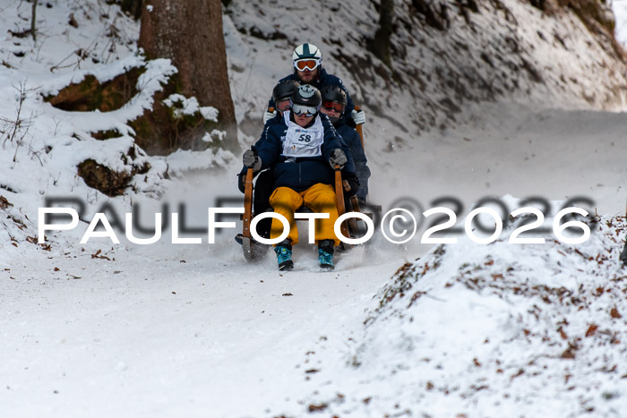 55. Hornschlittenrennen Partenkirchen, 06.01.2026