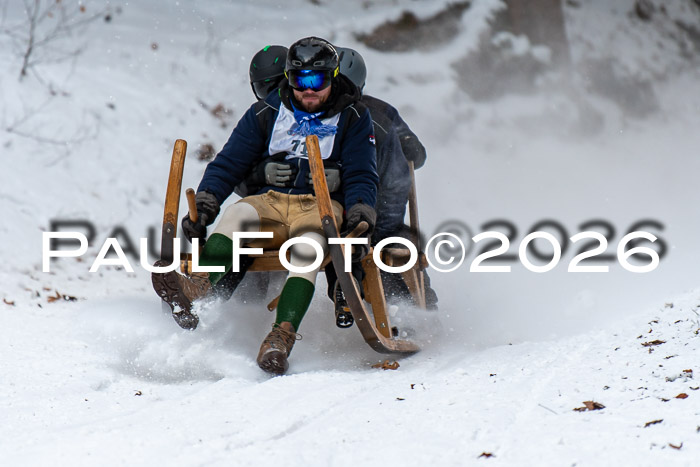 55. Hornschlittenrennen Partenkirchen, 06.01.2026