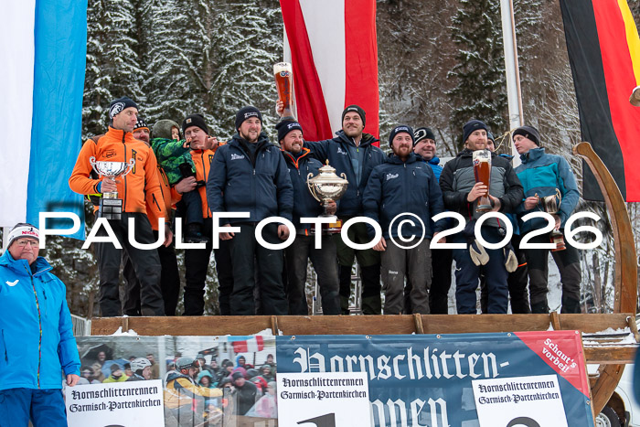 55. Hornschlittenrennen Partenkirchen, 06.01.2026