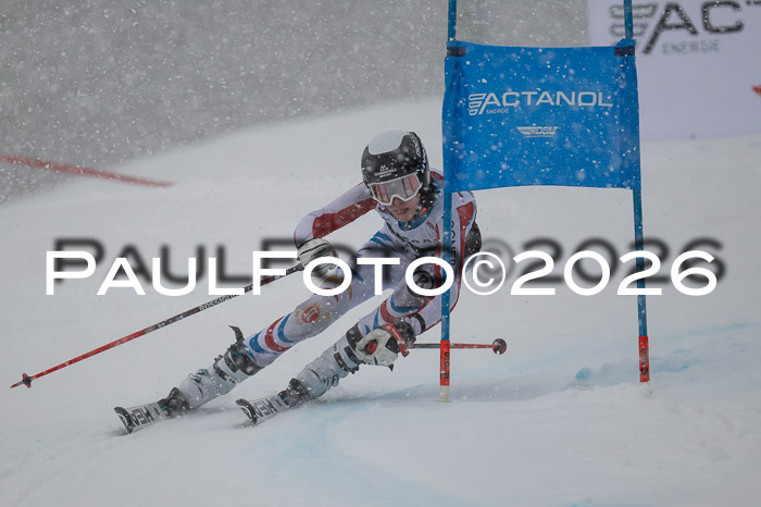 DSV Actanol Schülercup Alpin U14 RS, 10.01.2026