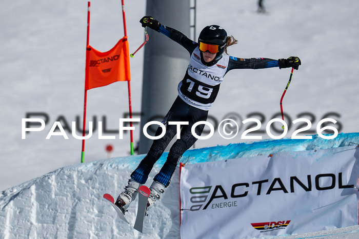 DSV Actanol Schülercup Alpin U14 RS+, 31.01.2026